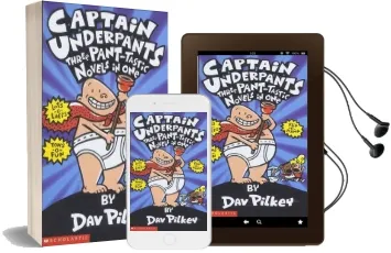 Captain Underpants Three Pant-Tastic Novels in one Audiobook download free by Dav Pilkey