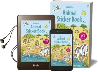 Animal Sticker Book With Stickers Audiobook download free by Cecilia Johansson