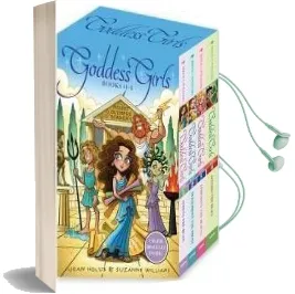 Goddess Girls Books #1-4 (Charm Bracelet Inside!): Athena the Brain; Persephone the Phony; Aphrodite the Beauty; Artemis the Brave Audiobook download free by Joan Holub