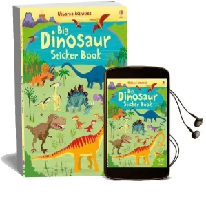 Dinosaurs Sticker Book Audiobook download free by Fiona Watt