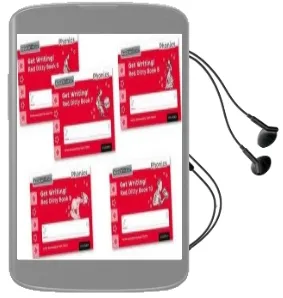 Read Write Inc. Phonics: Get Writing! red Ditty Books 6-10 Mixed Pack of 5 Audiobook download free by Ruth Miskin